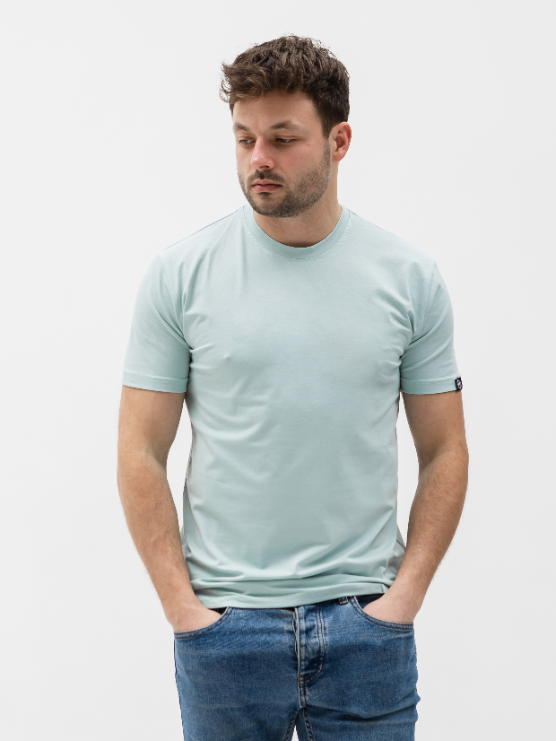Базова чоловіча футболка з круглим вирізом 22000