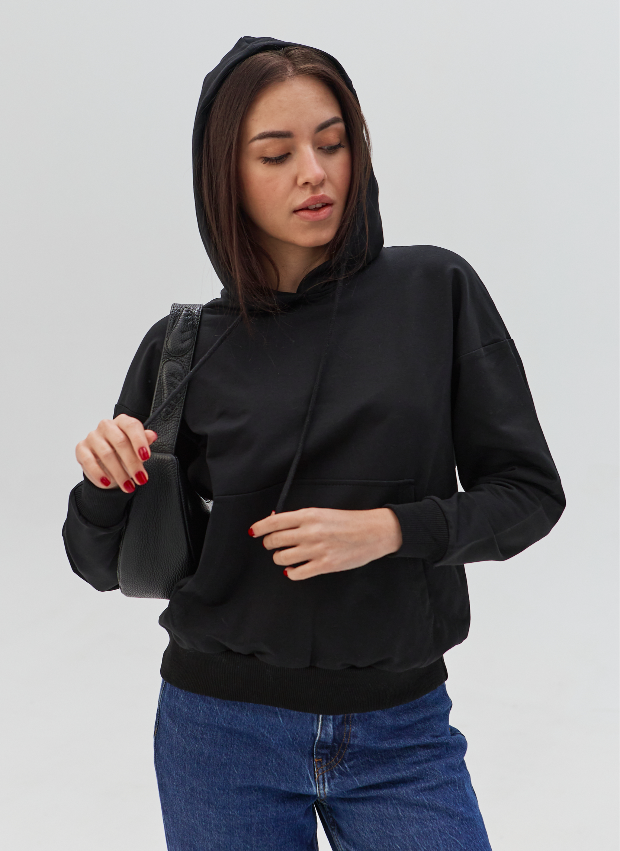 Женское базовое худи 24023