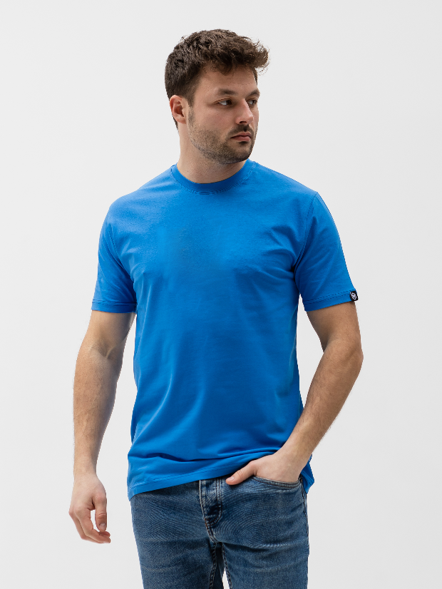 Базова чоловіча футболка з круглим вирізом 22000