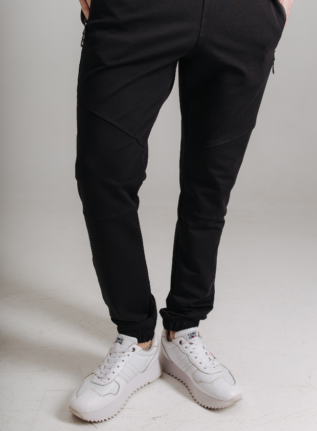 Спортивные штаны, "резанные", низ на резинках 17476