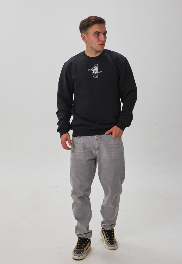 Теплий чоловічий світшот START NOW O TOMORROW 30612