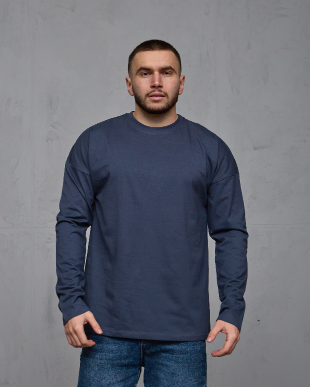 Чоловічий лонгслів oversize Hector 25201
