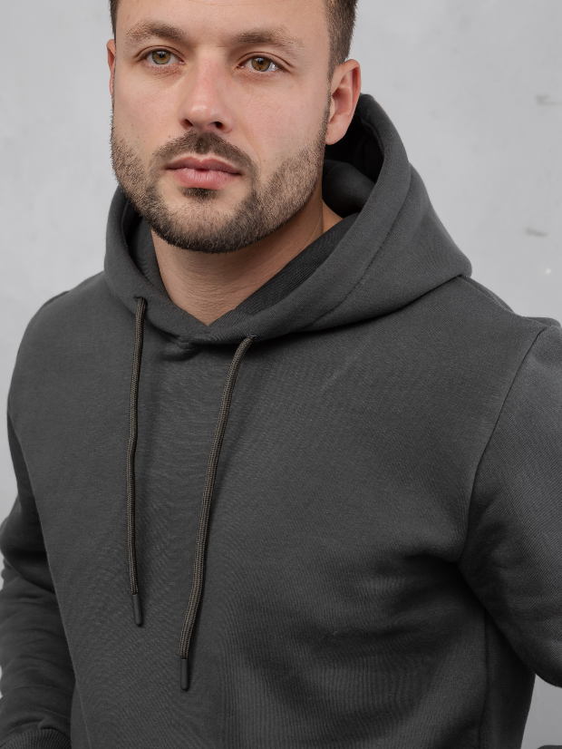 Базове однотонне чоловіче худі hector 30031