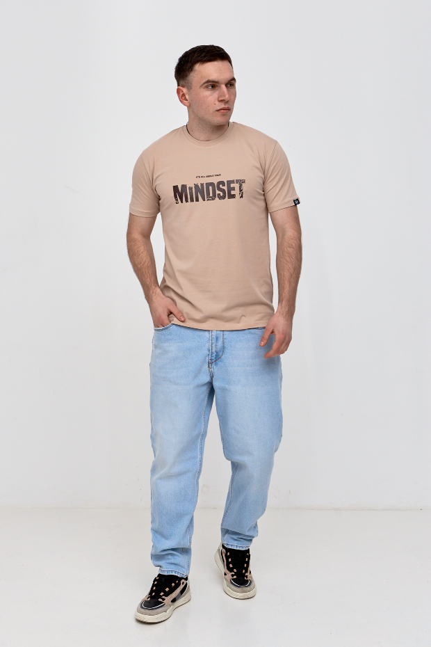 Чоловіча футболка з принтом MINDSET 42020