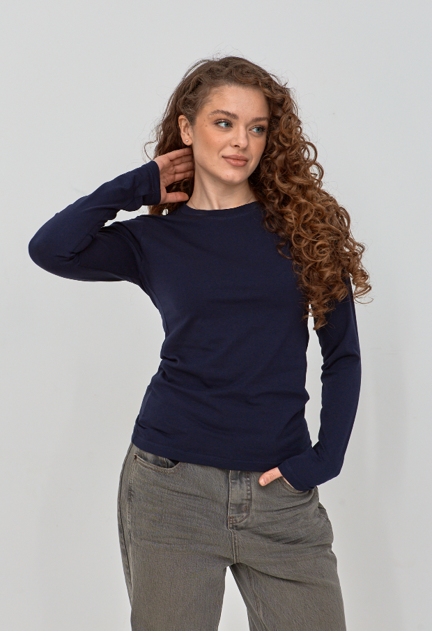 Класичний жіночий лонгслiв Hector 24700