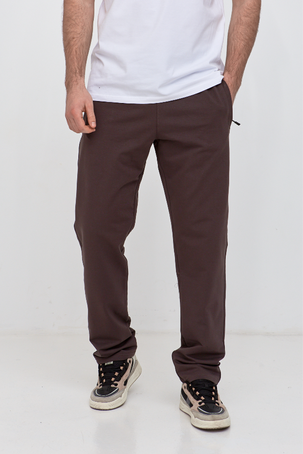 Прямі спортивні штани великих розмірів 18309