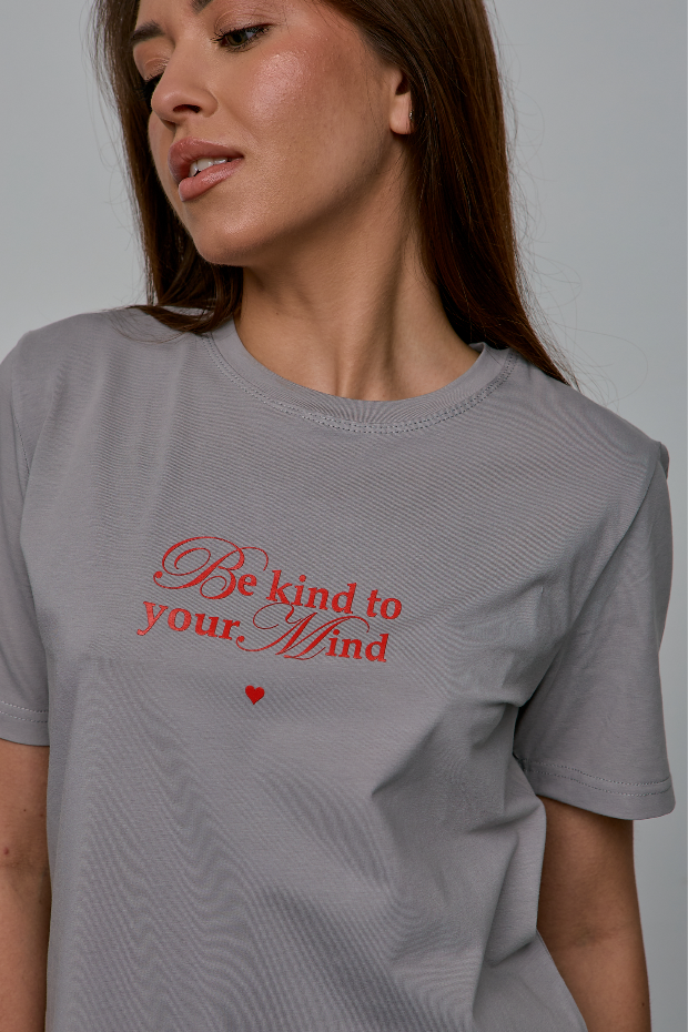 Футболка жіноча оверсайз Hector BE KIND TO YOUR MIND 24566