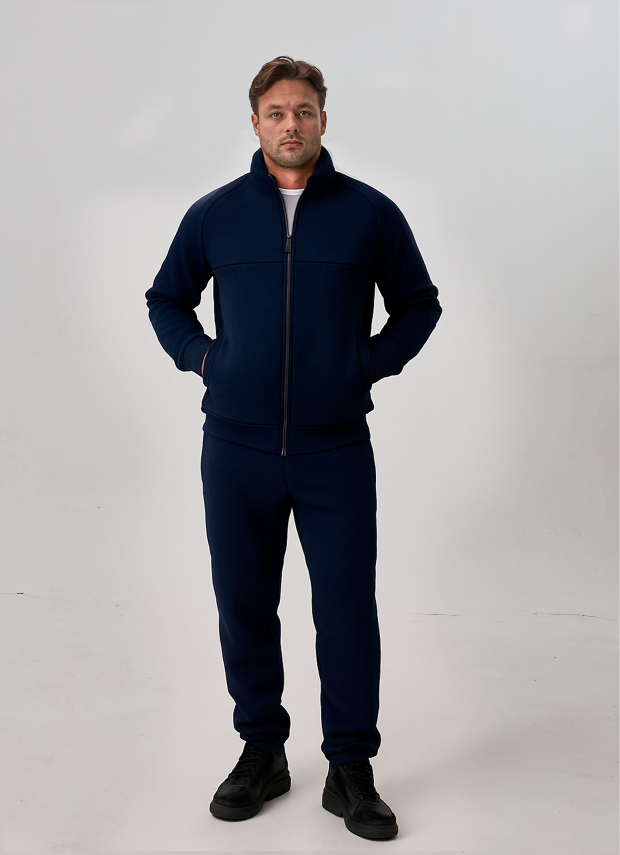 Теплый мужской костюм с воротником-стойкой 30595