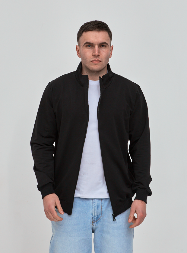 Кофта на молнии больших размеров Hector 18156