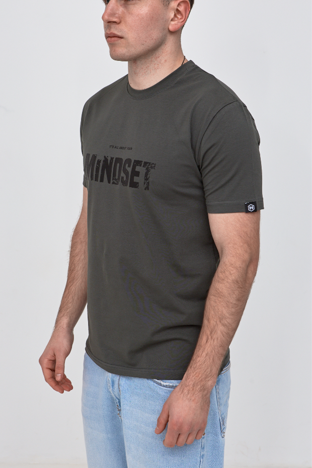 Чоловіча футболка з принтом MINDSET 42020