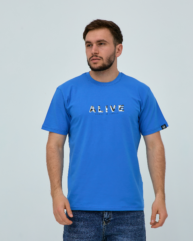 Чоловіча футболка великих розмірів ALIVE 40620