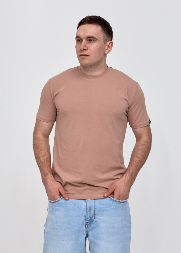 Базова чоловіча футболка з круглим вирізом 22000