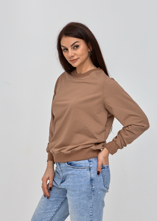 Классической женский свитшот больших размеров Hector 24210