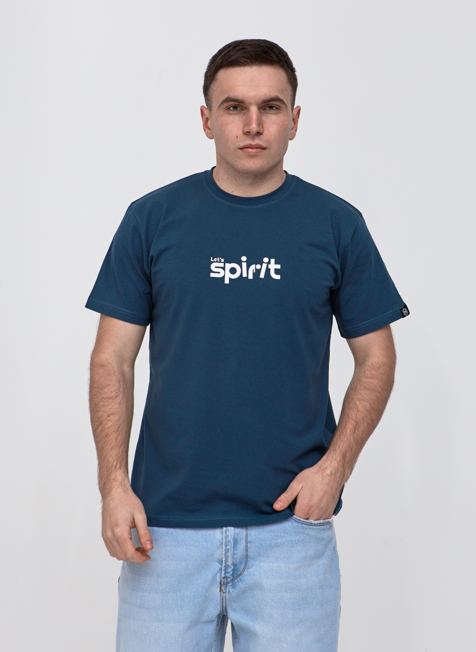 Футболка больших размеров с оригинальным принтом LET'S SPIRIT Hector 40665