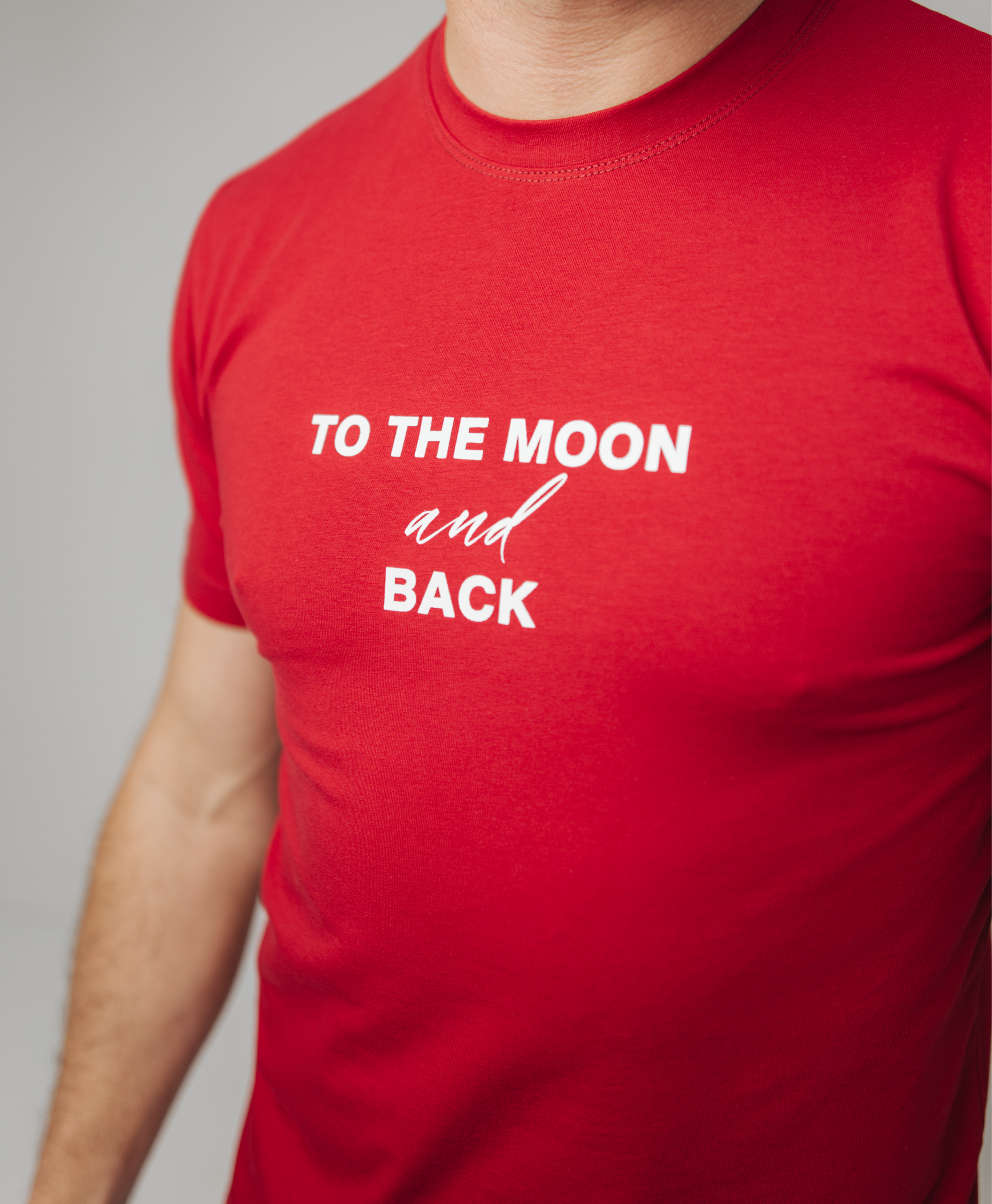 Мужская футболка TO THE MOON AND BACK 40261