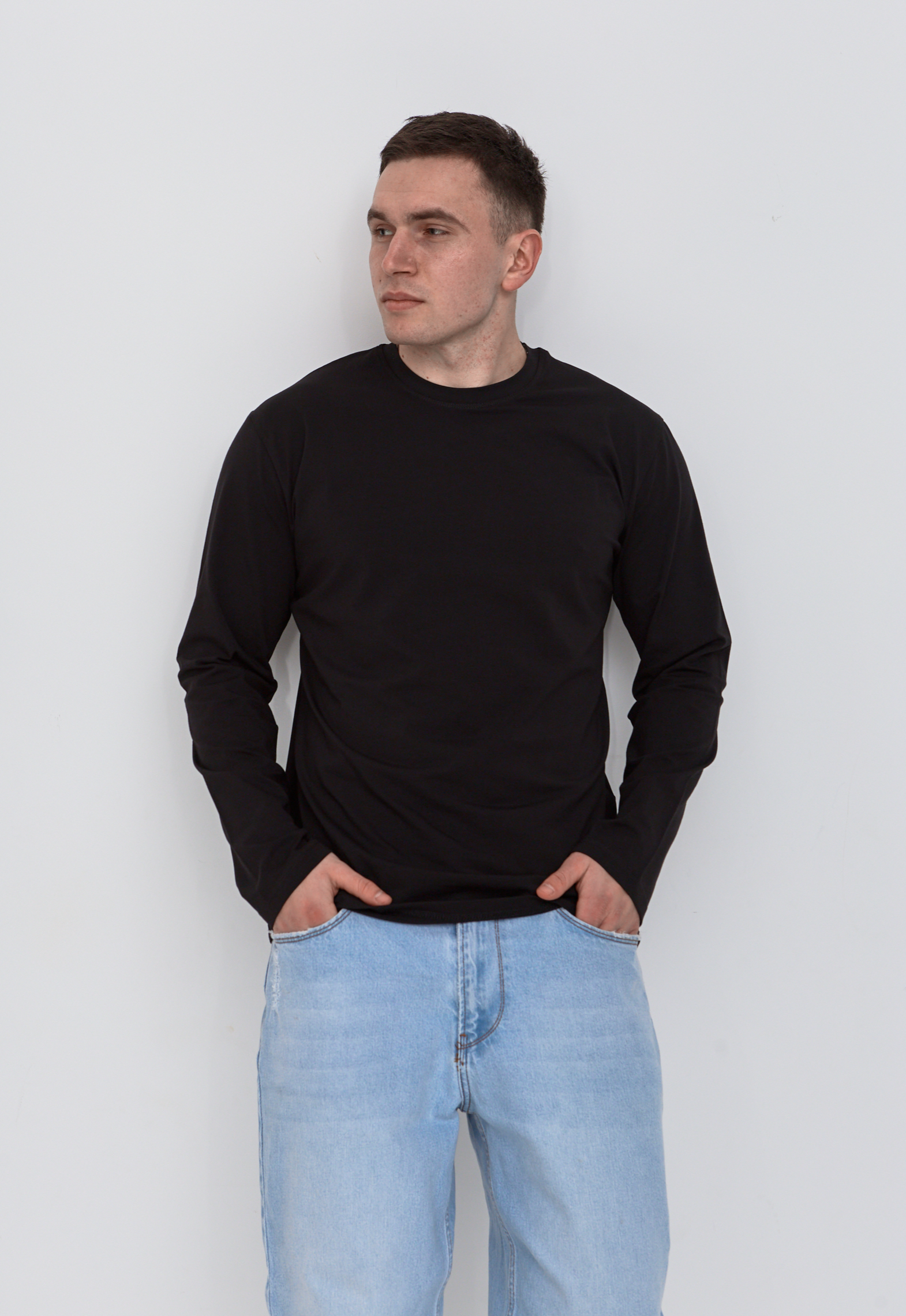 Чоловічий лонгслів великих розмірів Hector 25200