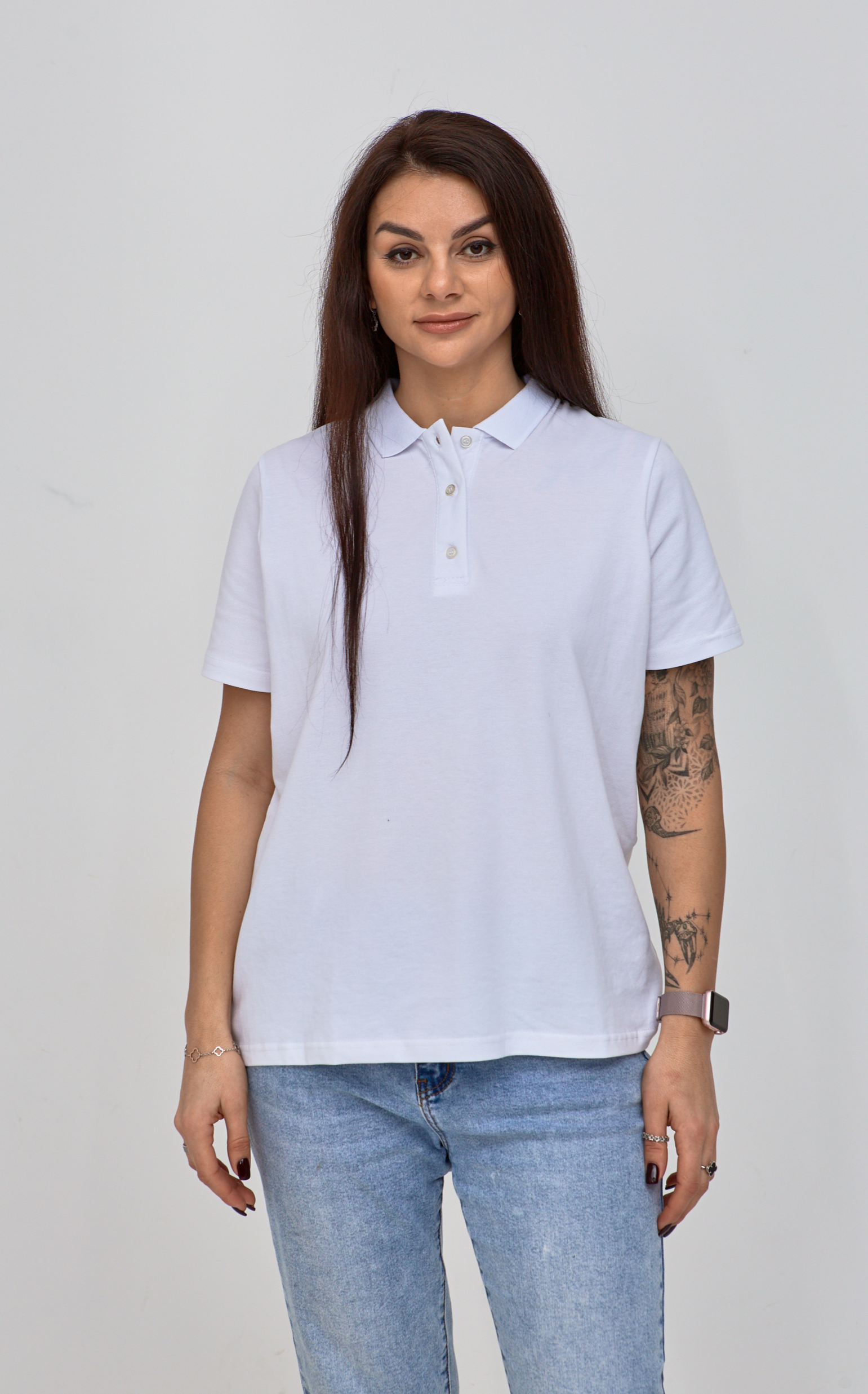 Поло женское больших размеров 24572