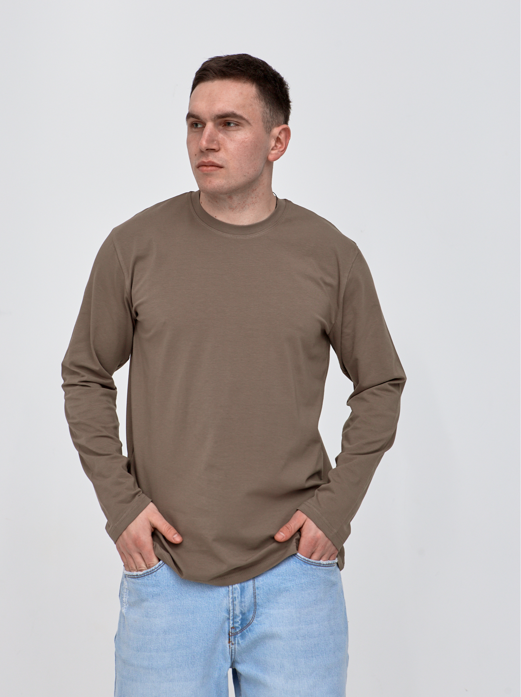 Чоловічий лонгслів великих розмірів Hector 25200