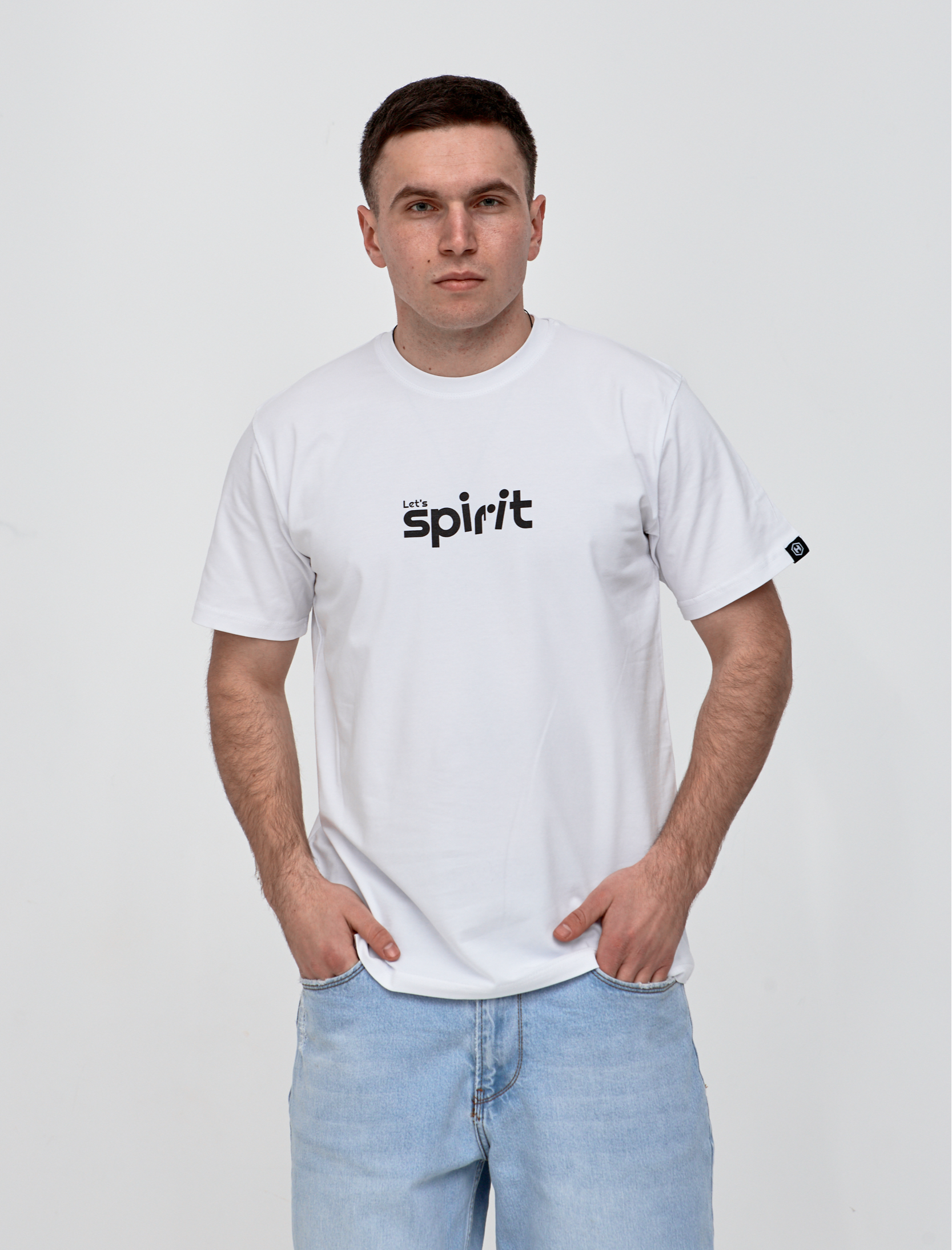 Футболка больших размеров с оригинальным принтом LET'S SPIRIT Hector 40665