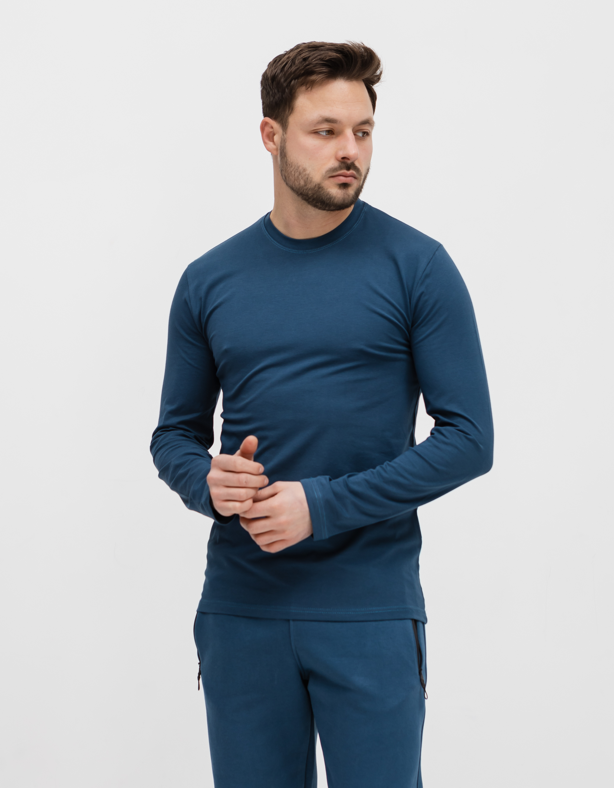 Чоловічий лонгслів великих розмірів Hector 25200