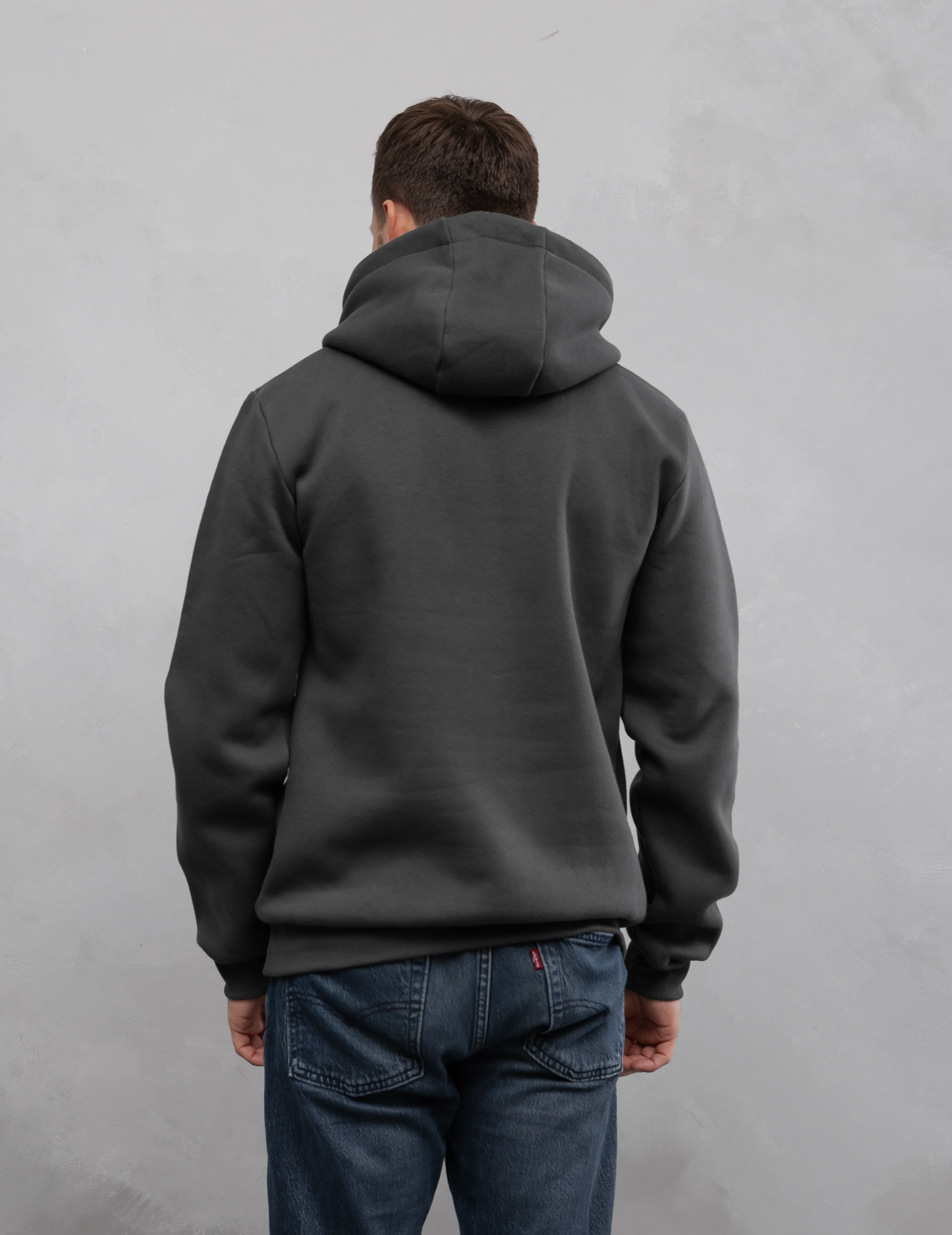 Однотонное мужское худи hector 30031