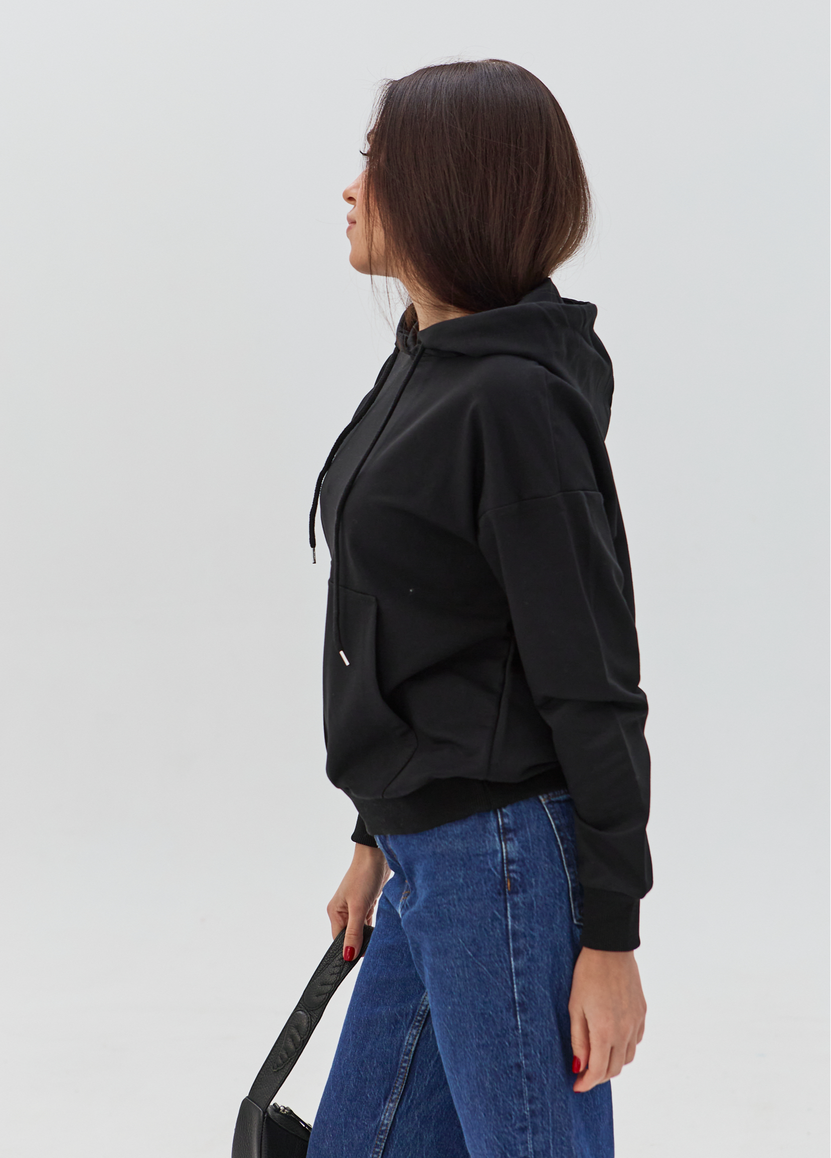 Жіноче базове худі 24023