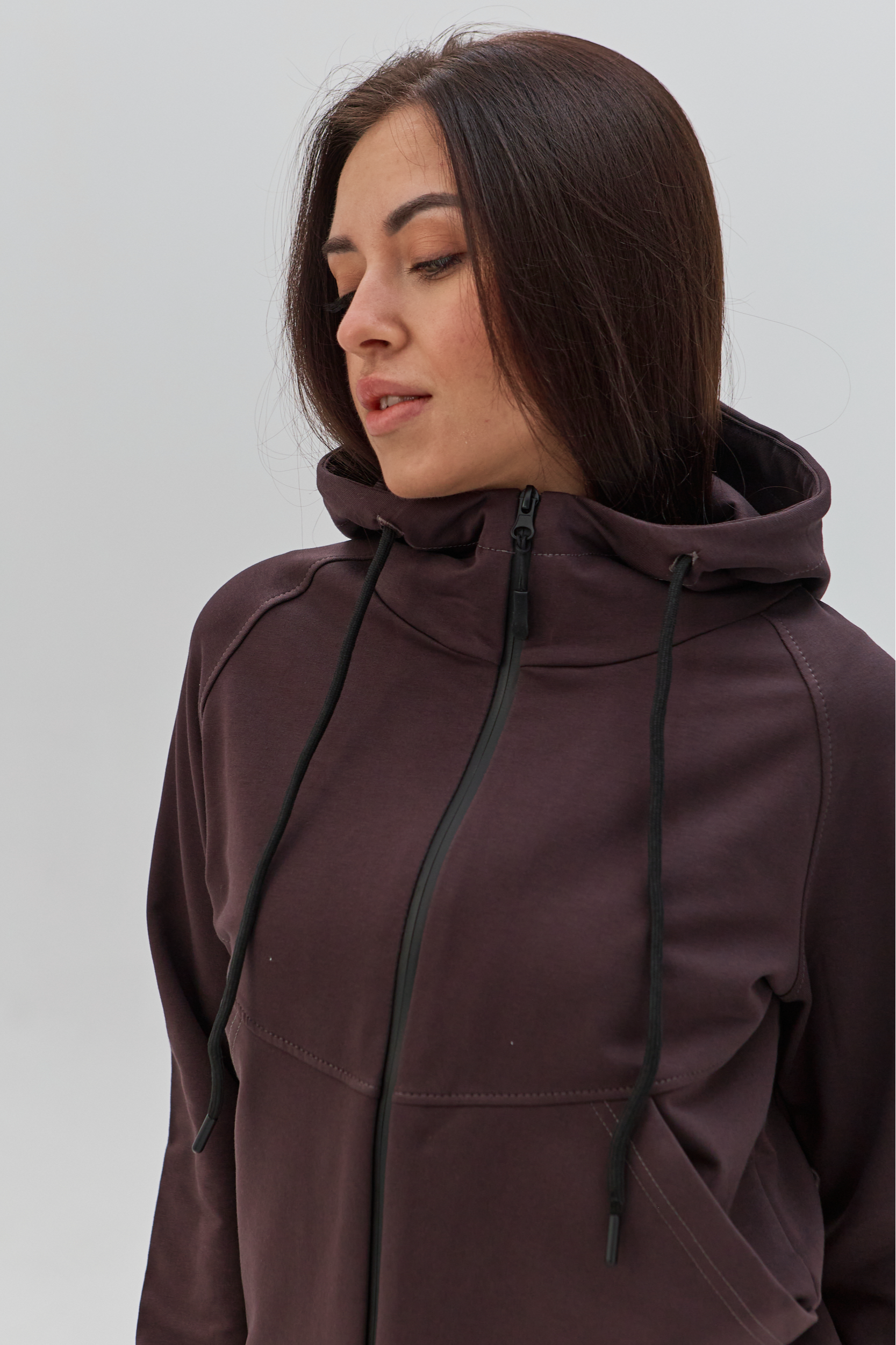 Женский спортивный костюм с кофтой на молнии 24083