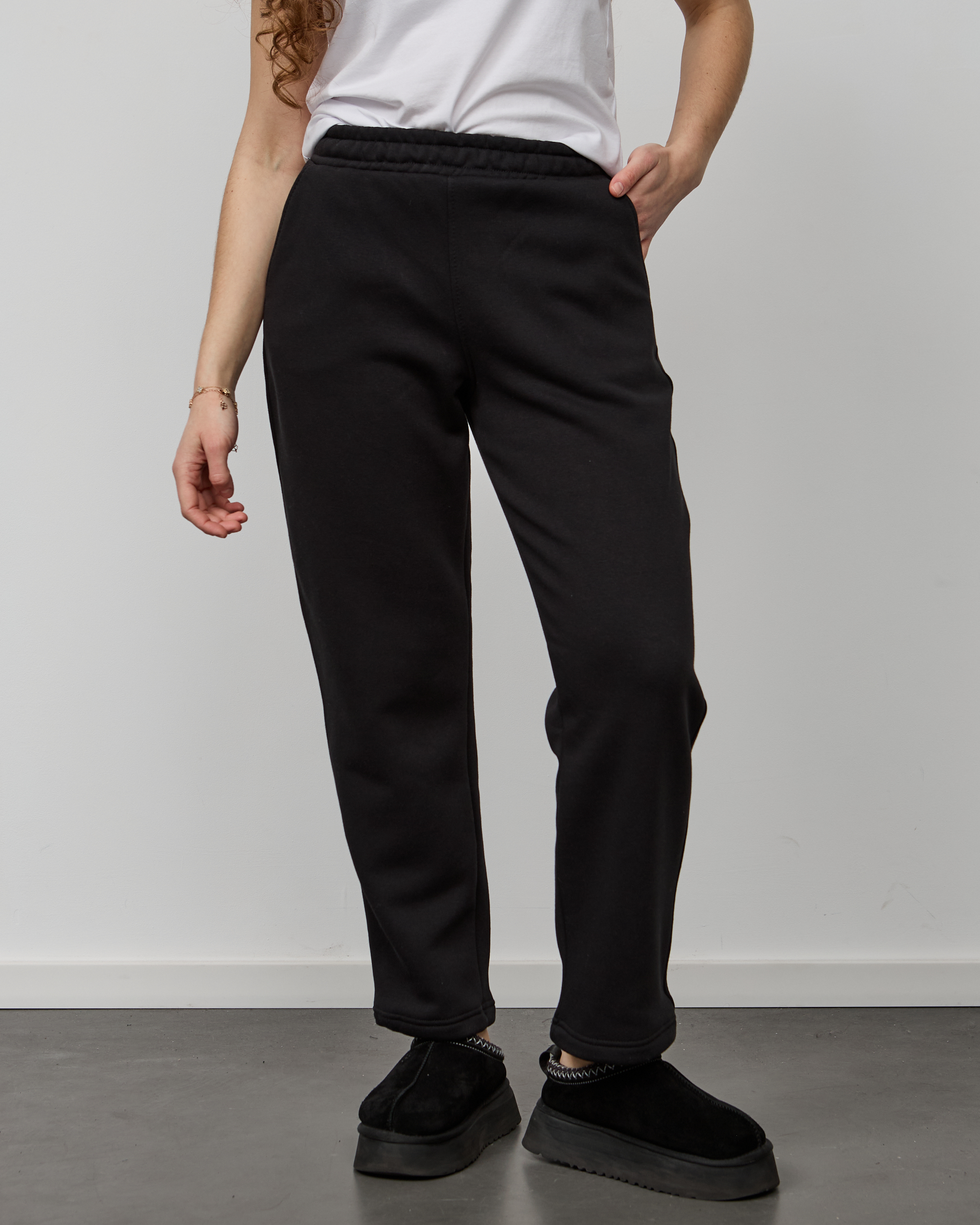 Брюки женские прямые с фиксаторами по низу Hector 24135