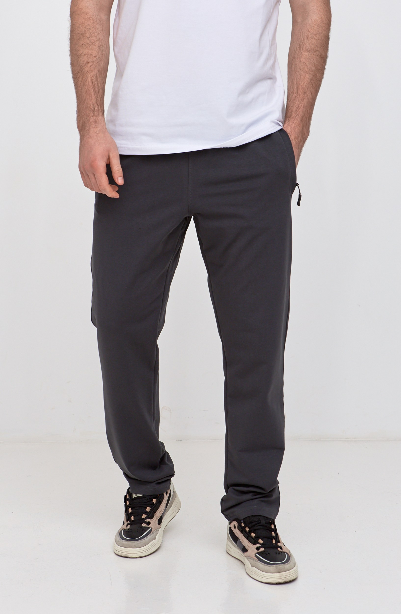 Прямые спортивные штаны больших размеров 18309