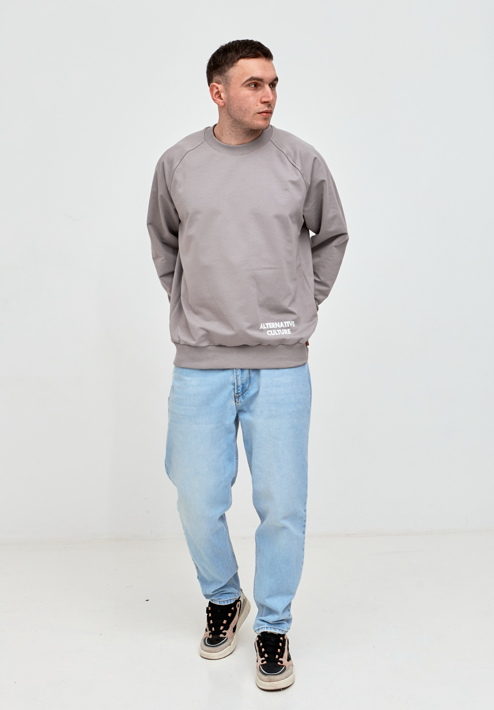 Чоловічий світшот-реглан oversize ALTERNATIVE CULTURE 17652