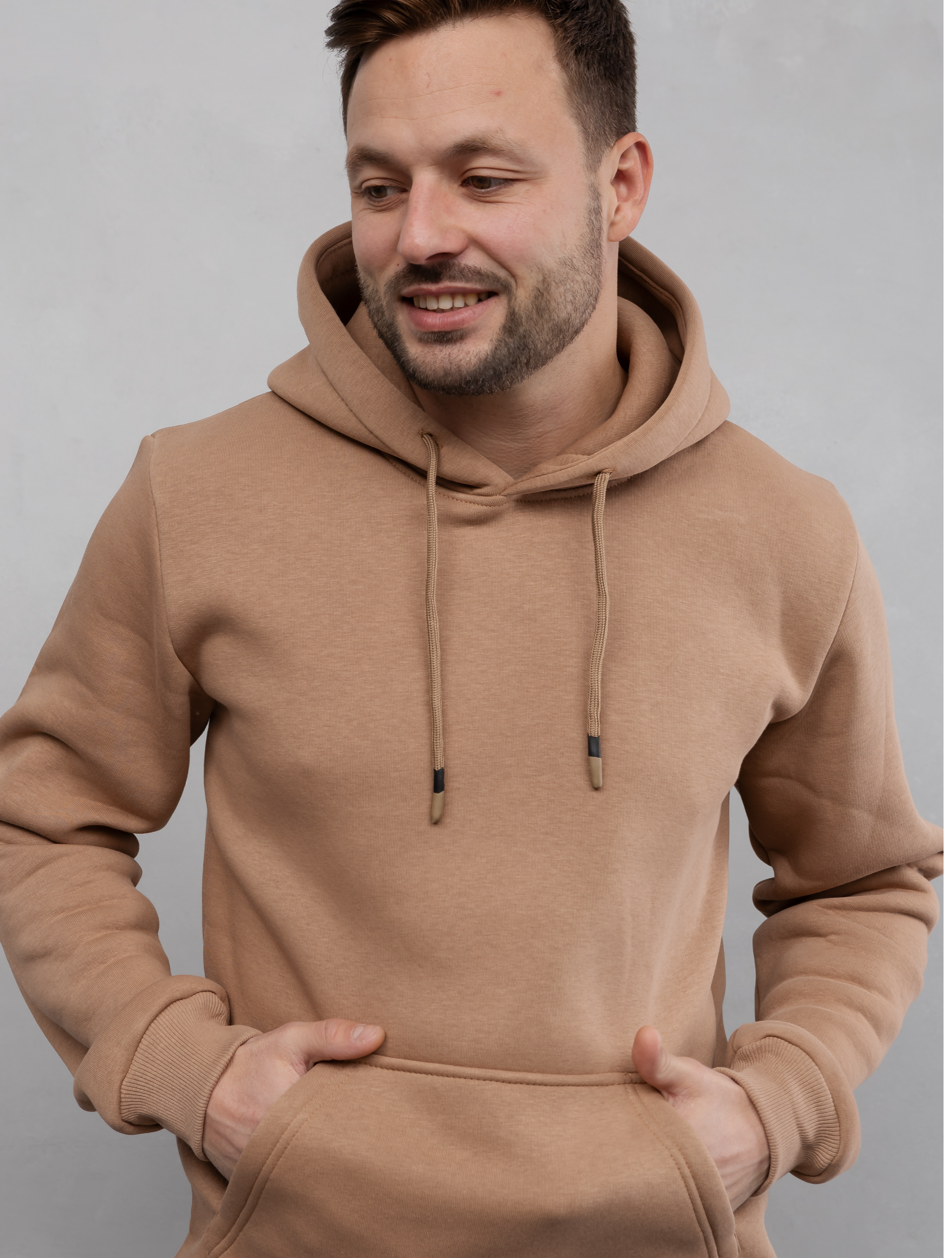 Однотонное мужское худи hector 30031