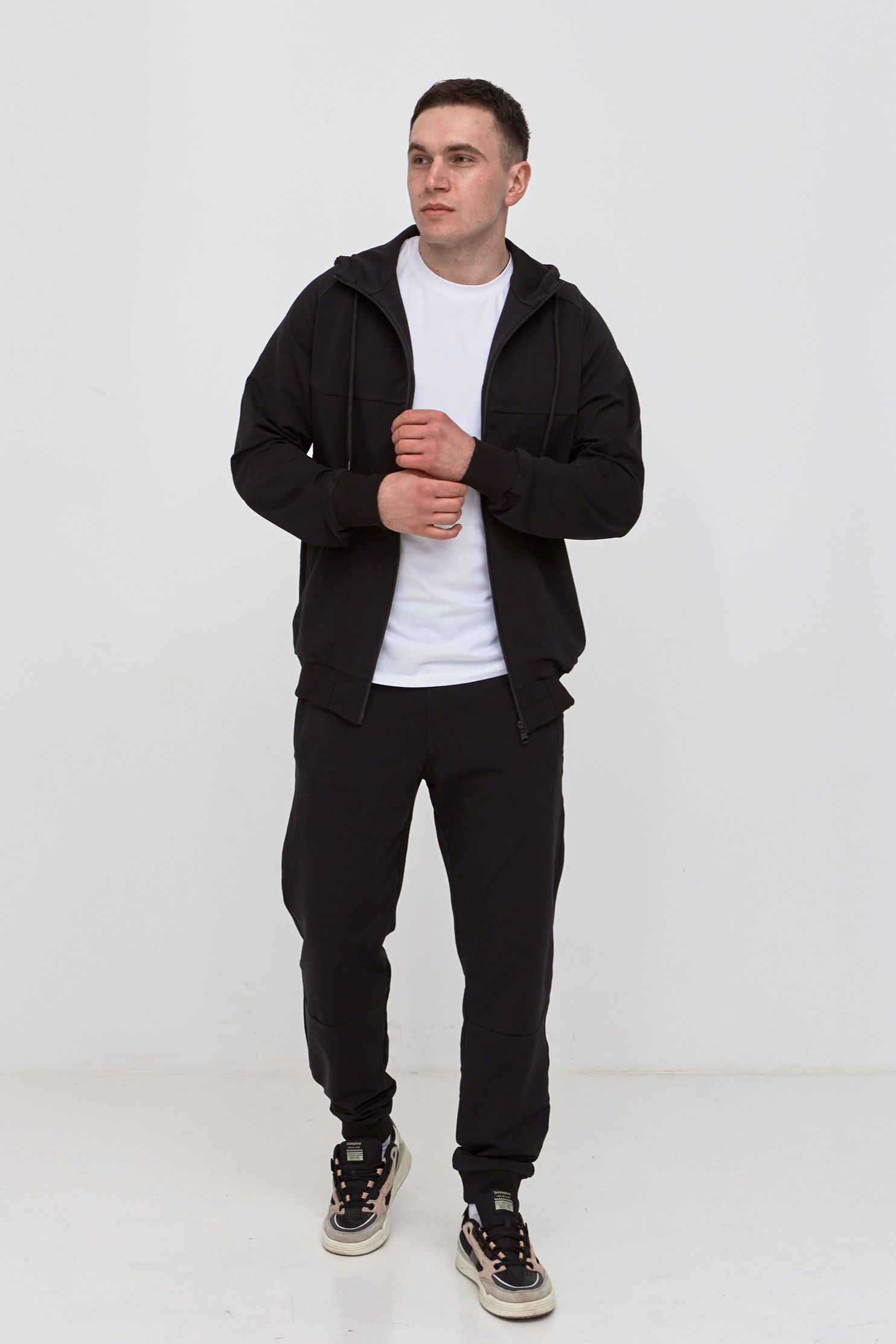 Чоловічий спортивний костюм hector з капюшоном 17409