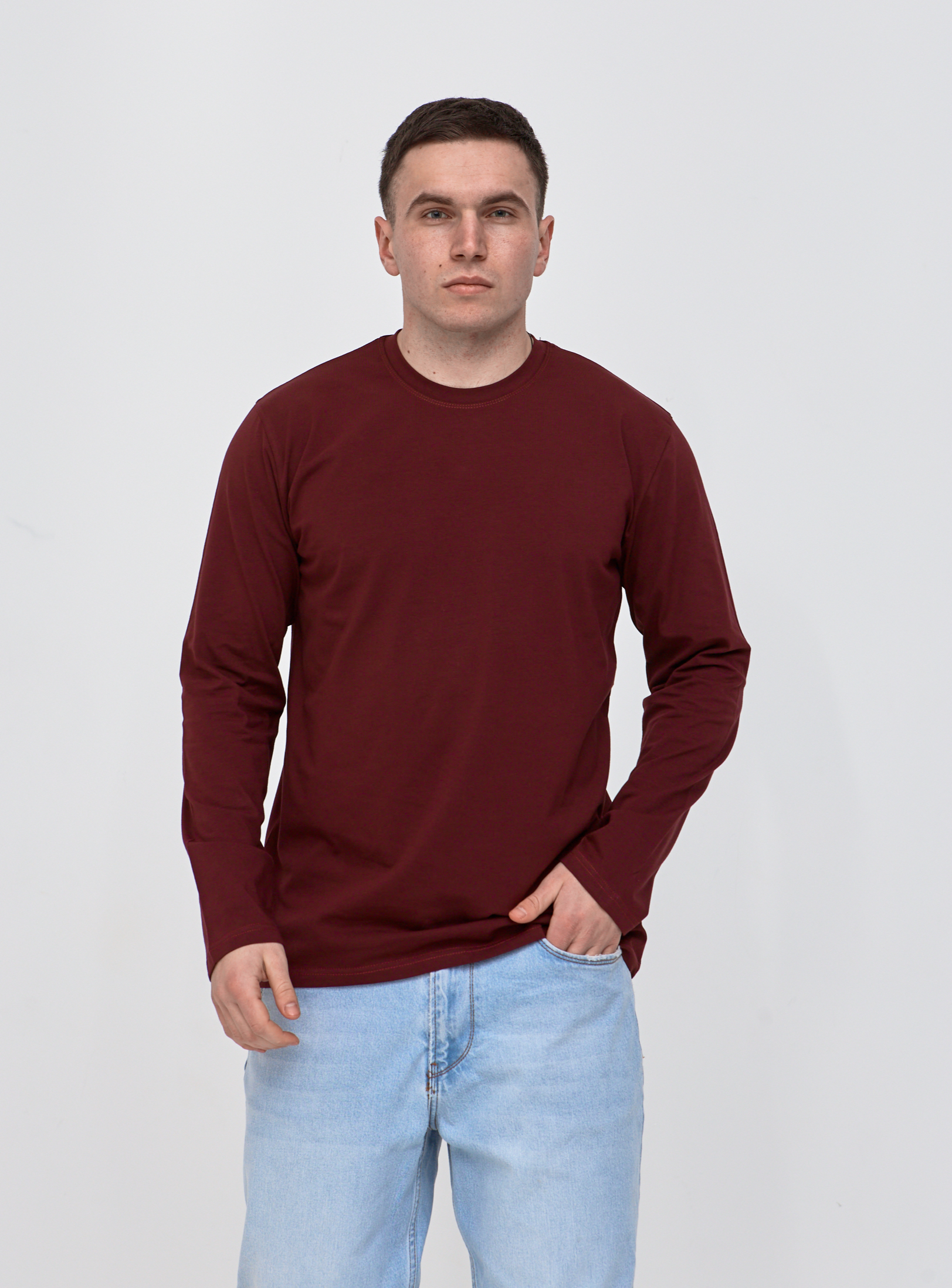 Чоловічий лонгслів великих розмірів Hector 25200