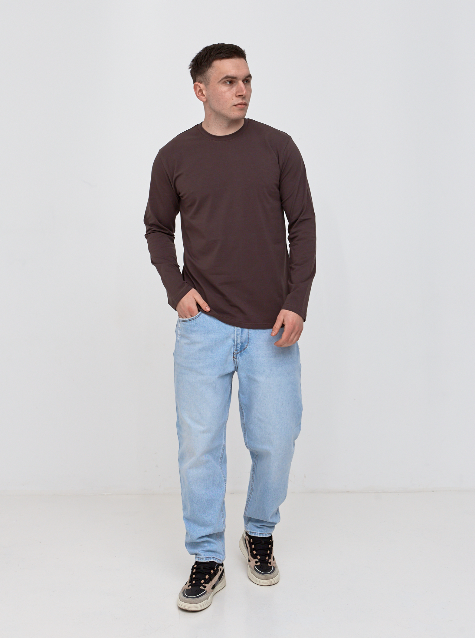 Чоловічий лонгслів великих розмірів Hector 25200