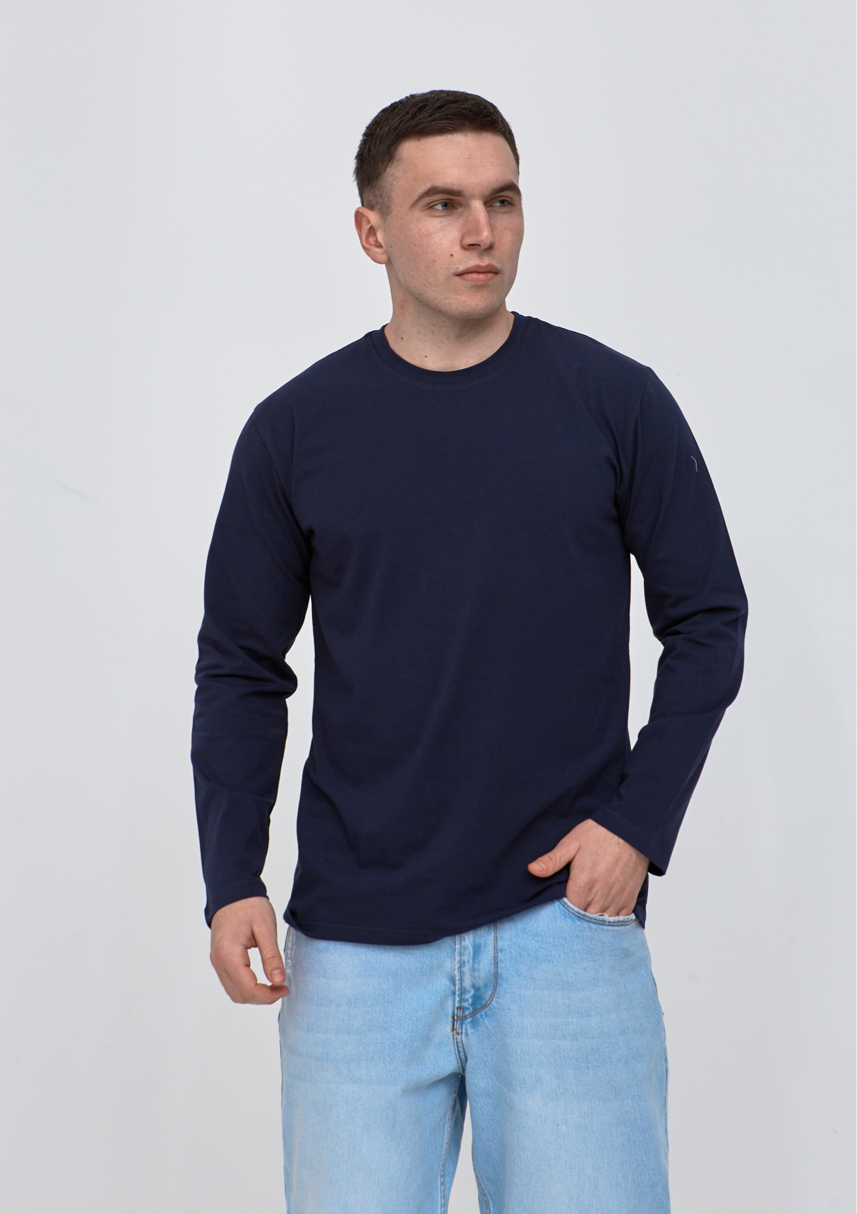 Чоловічий лонгслів великих розмірів Hector 25200