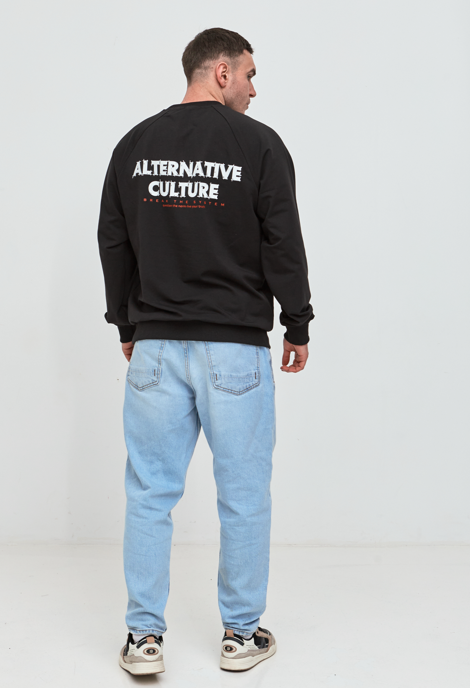Чоловічий світшот-реглан oversize ALTERNATIVE CULTURE 17652