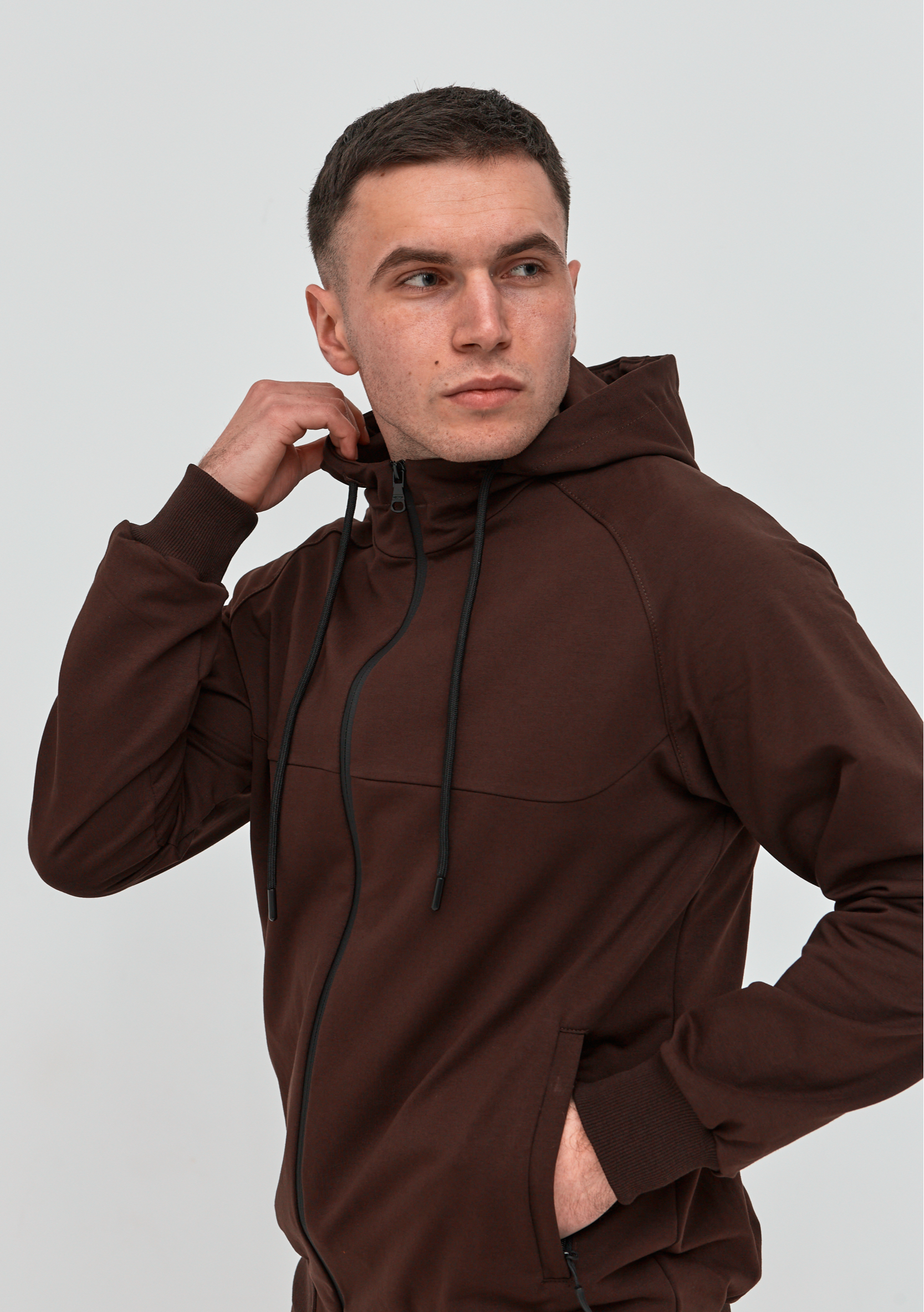 Чоловічий спортивний костюм hector з капюшоном 17409