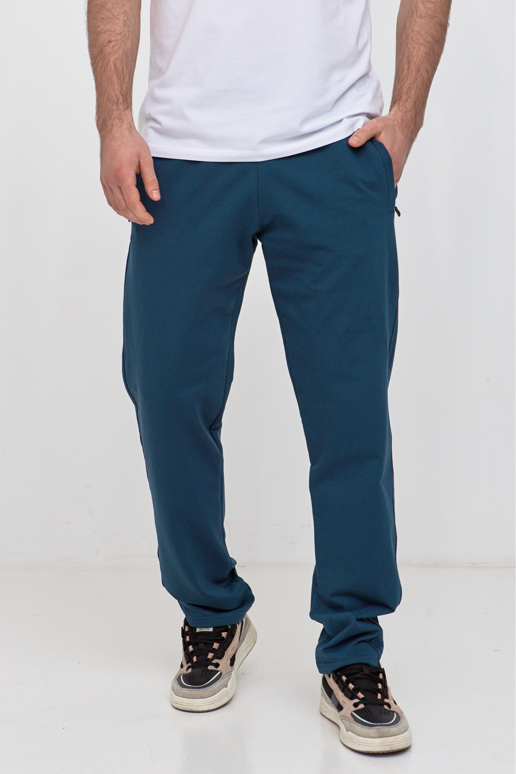 Прямые спортивные штаны больших размеров 18309