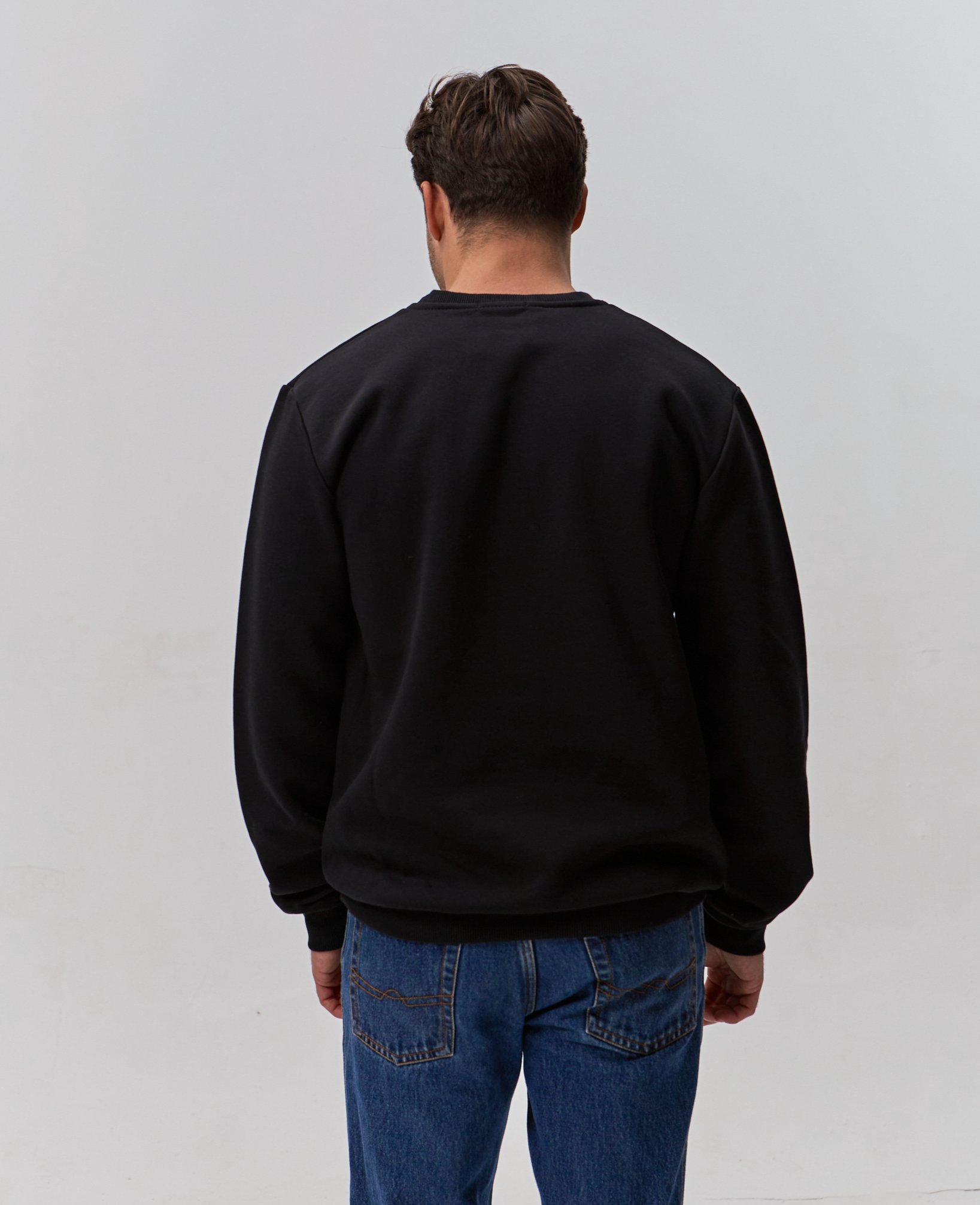 Теплий однотонний чоловічий світшот hector 30324