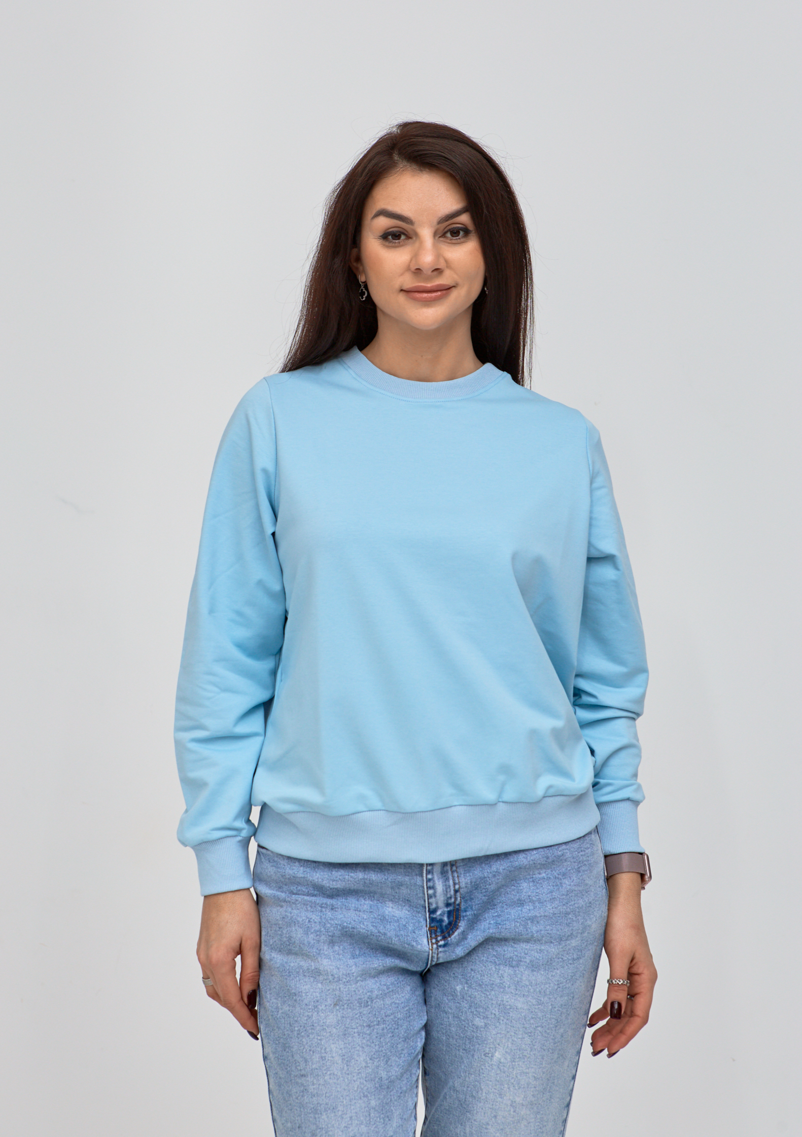 Класичний жіночий світшот великих розмірів Hector 24210