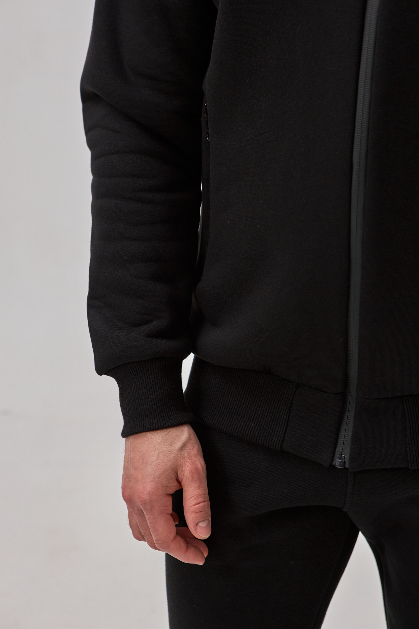 Теплий чоловічий костюм із коміром-стійкою 30595