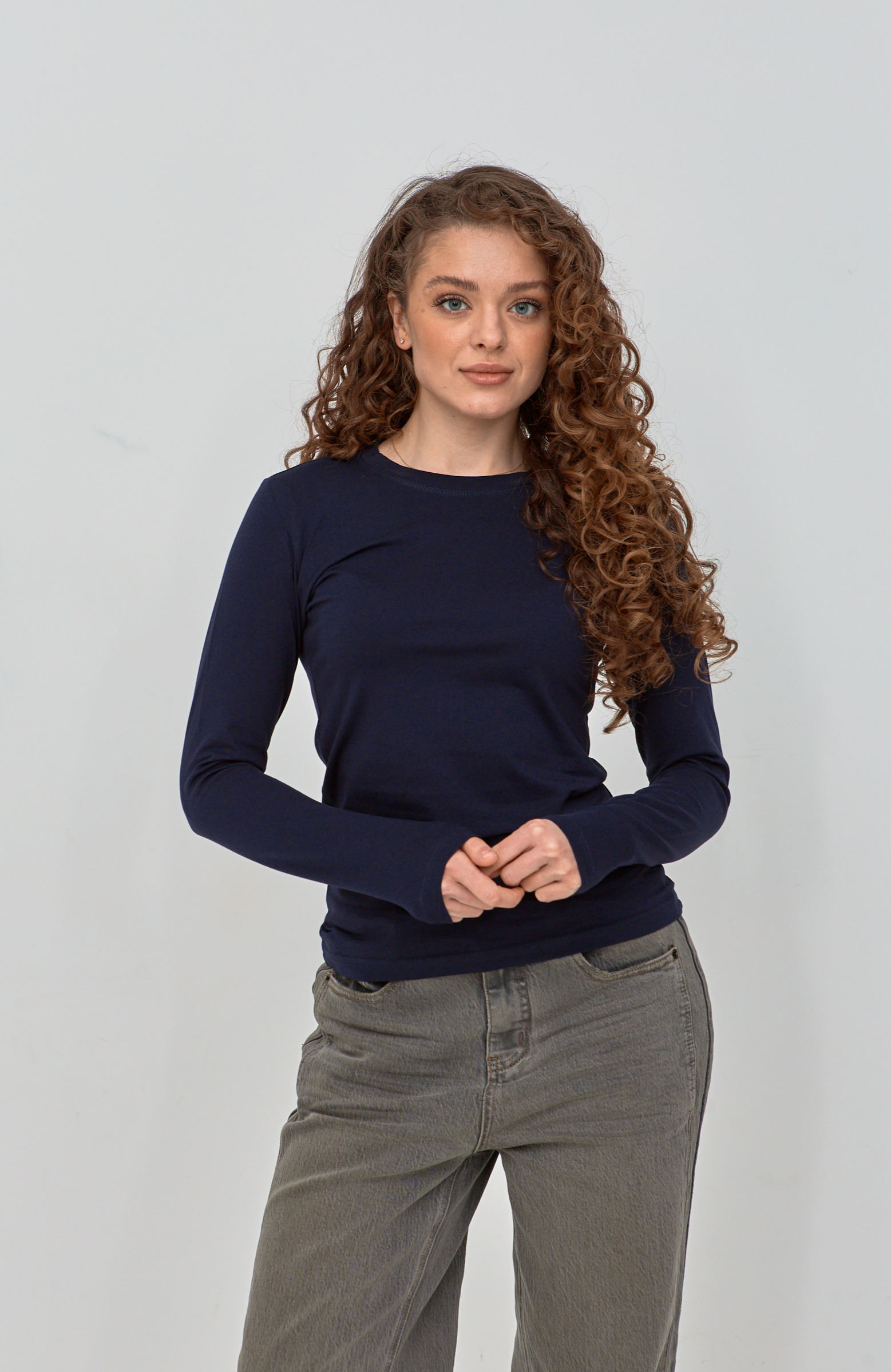 Класичний жіночий лонгслiв Hector 24700