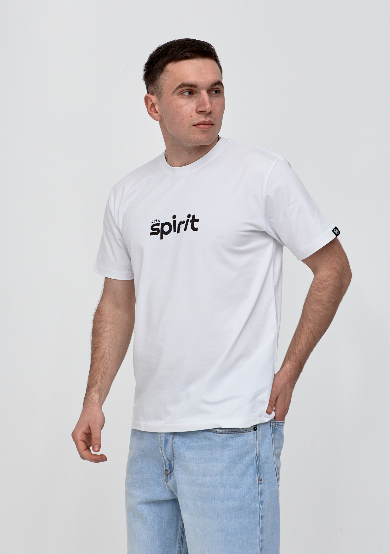 Футболка больших размеров с оригинальным принтом LET'S SPIRIT Hector 40665