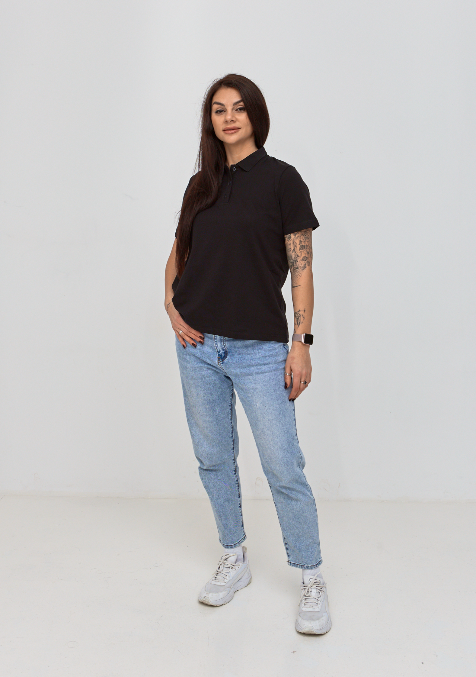 Поло женское больших размеров 24572