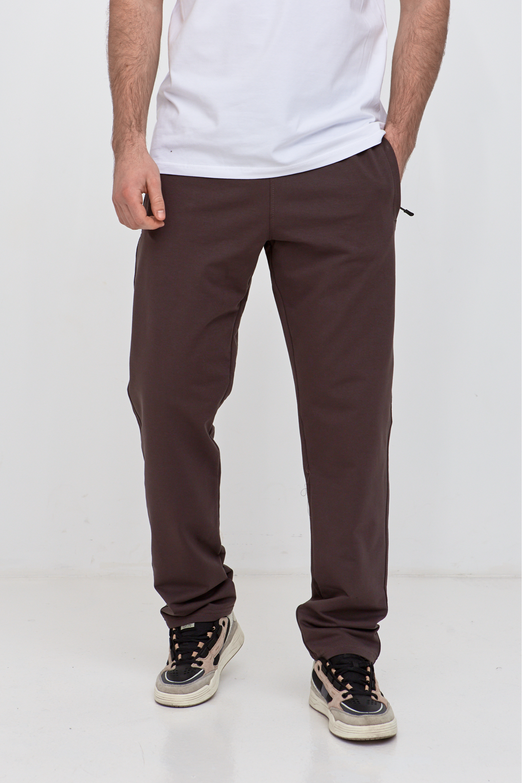 Прямые спортивные штаны больших размеров 18309