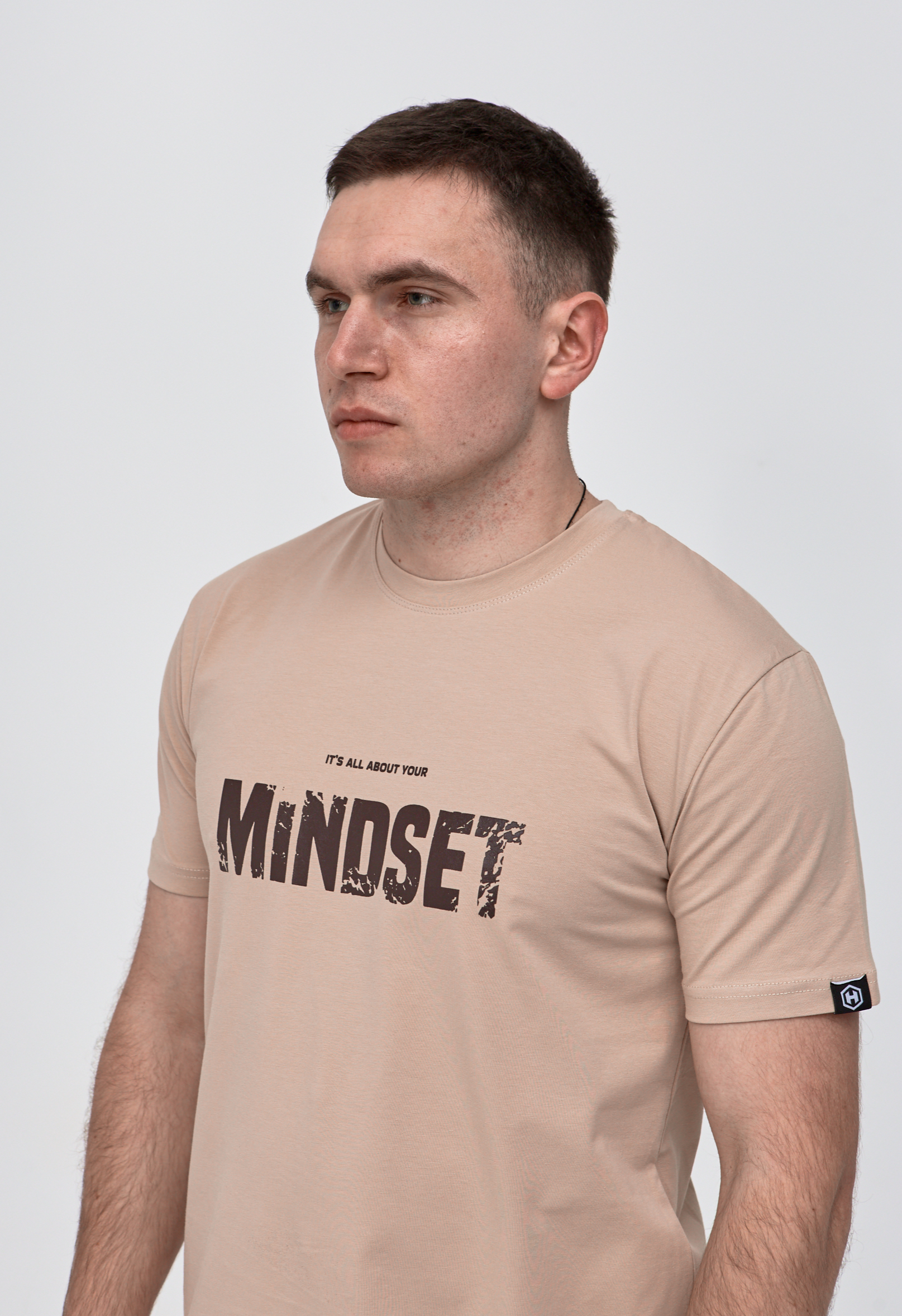 Чоловіча футболка з принтом MINDSET 42020
