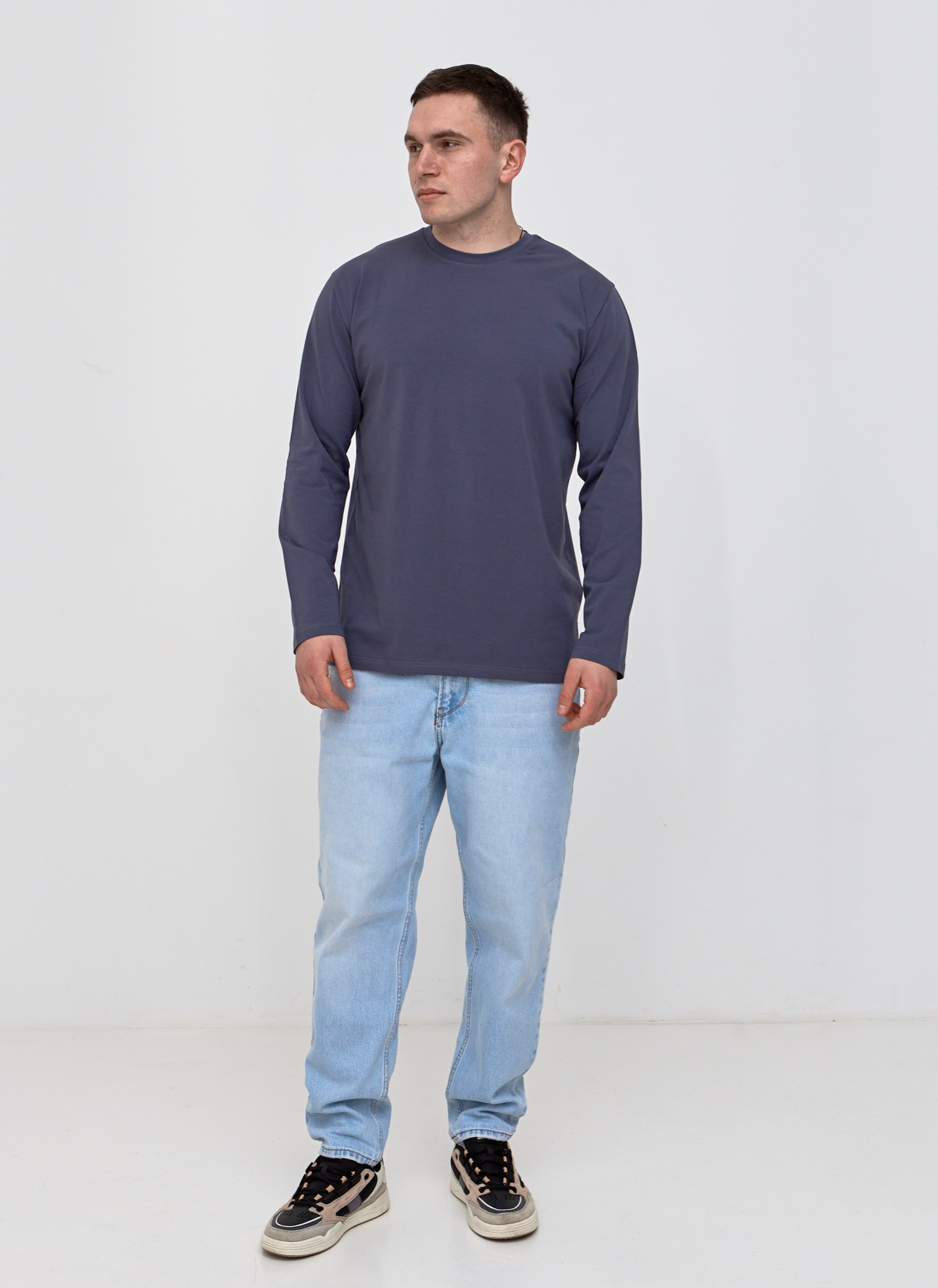 Чоловічий лонгслів великих розмірів Hector 25200