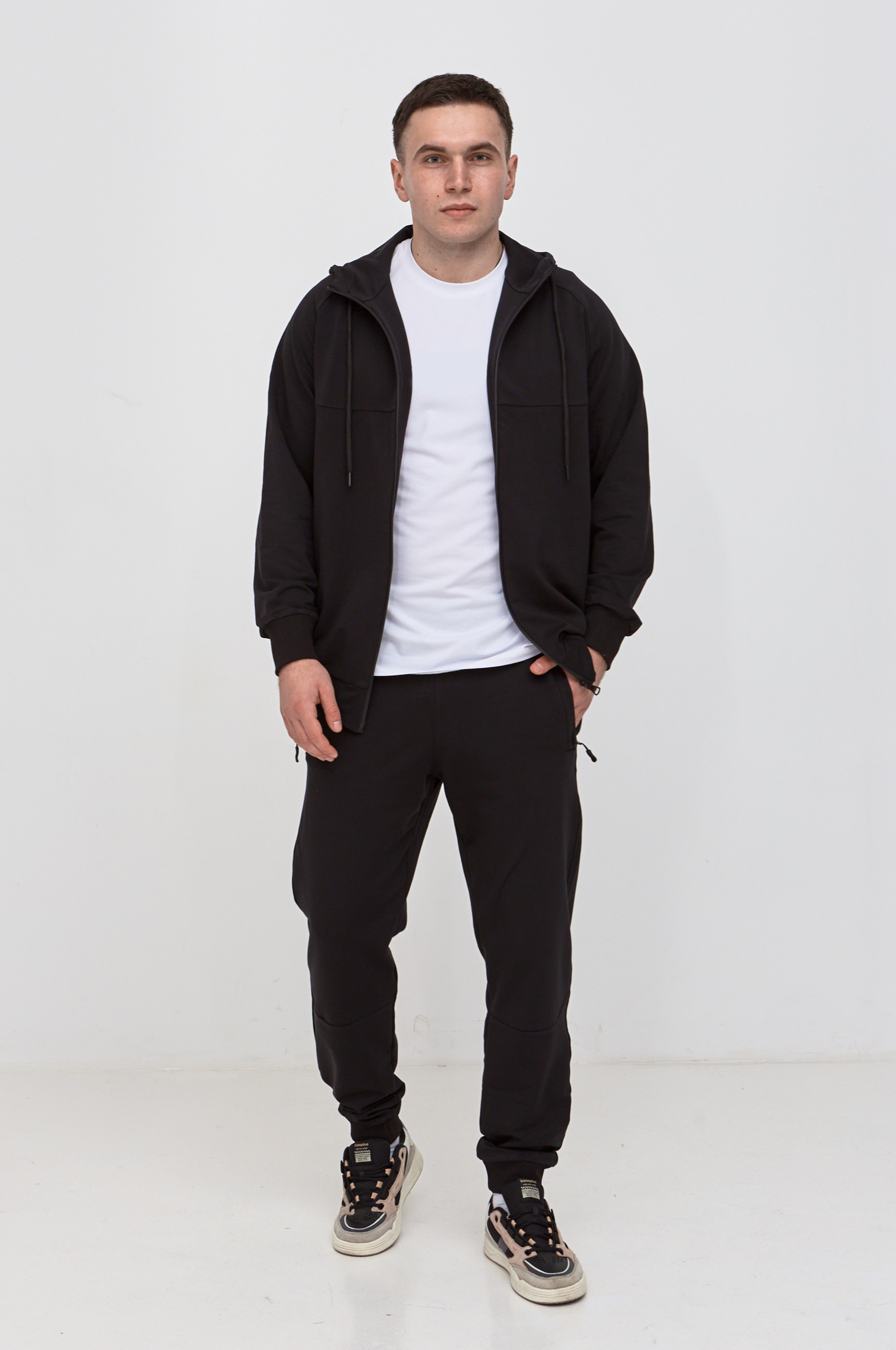 Чоловічий спортивний костюм hector з капюшоном 17409
