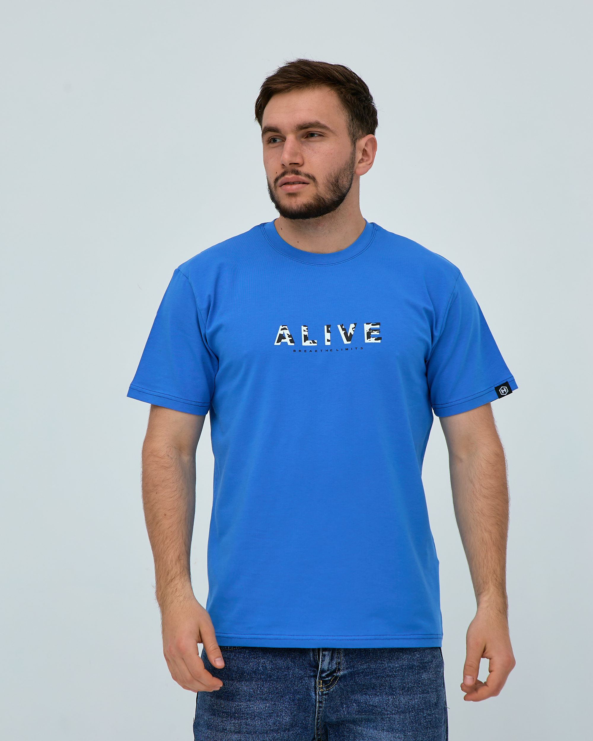 Мужская футболка больших размеров ALIVE 40620