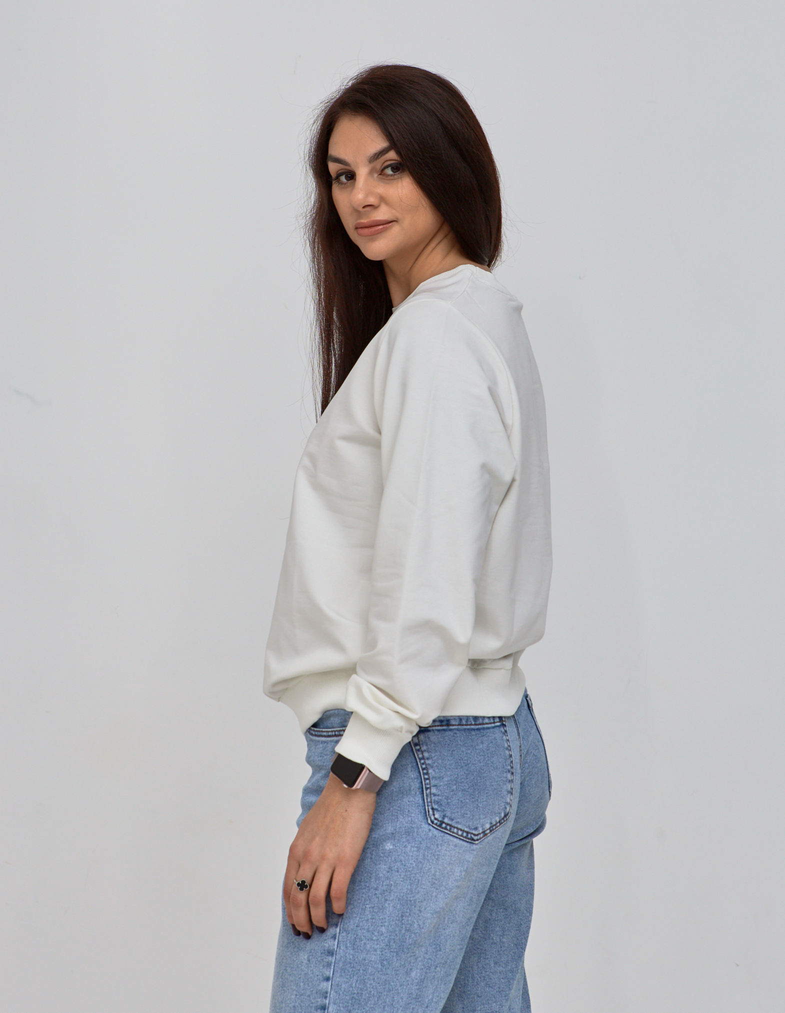 Класичний жіночий світшот великих розмірів Hector 24210